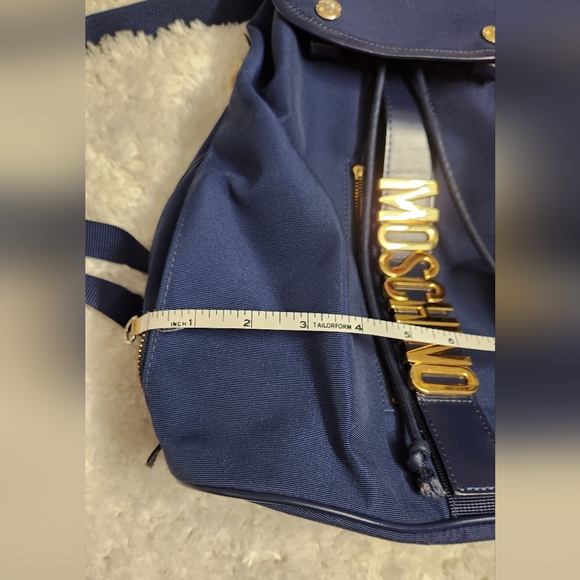 Moschino Navy Blue Backpack main image 16